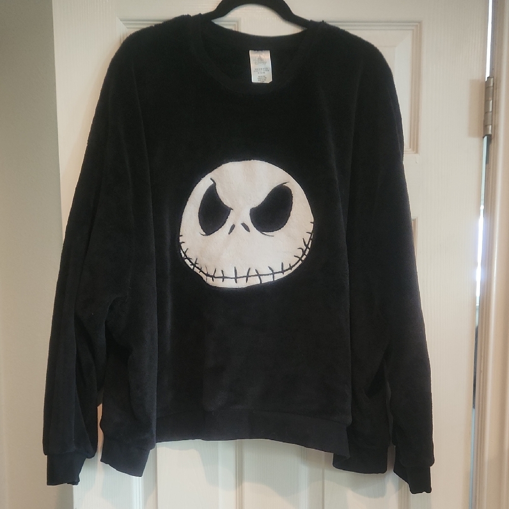 Disney Parks 3X Womens Jack Skellington Nightmare Before Christmas Sweater EUC